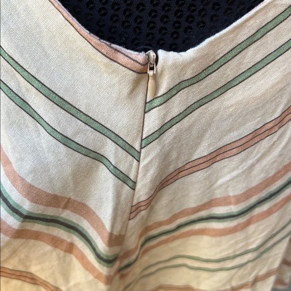 ZARA Striped Linen Halter Dress – NWT – Size Large - Picture 6 of 7